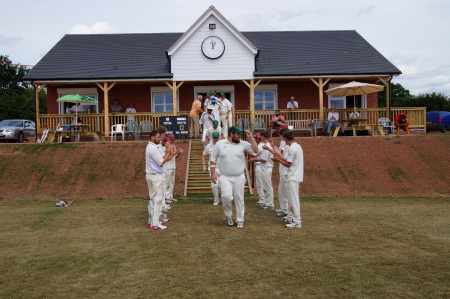 Ledbury Open the Innings at Orlam Lane