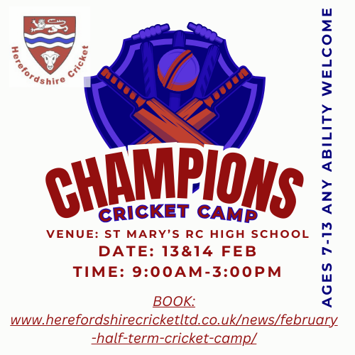 February half term Cricket Camp