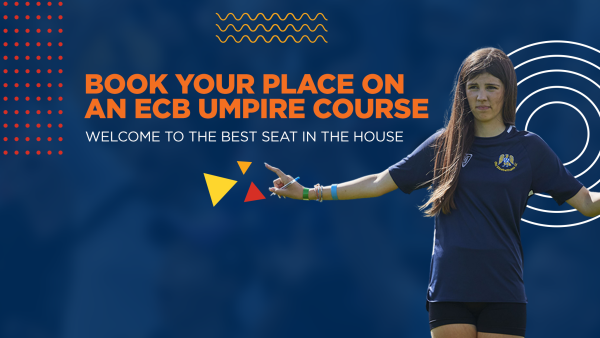 ECB Introductory Umpire's Course 23rd and 30th July (two evenings) 